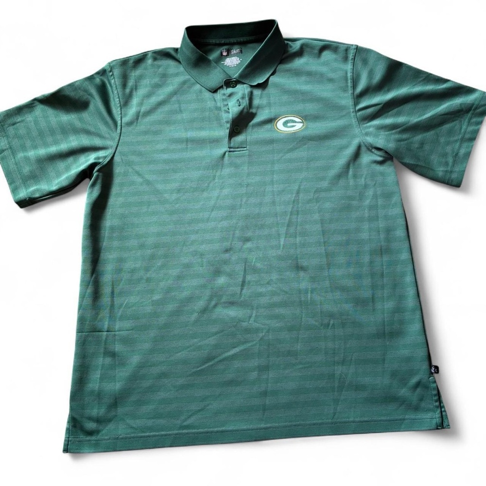 NFL Green Polo with Greenbay Crest
